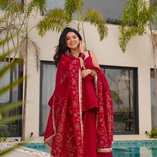 Crimson Blush Kurta Set