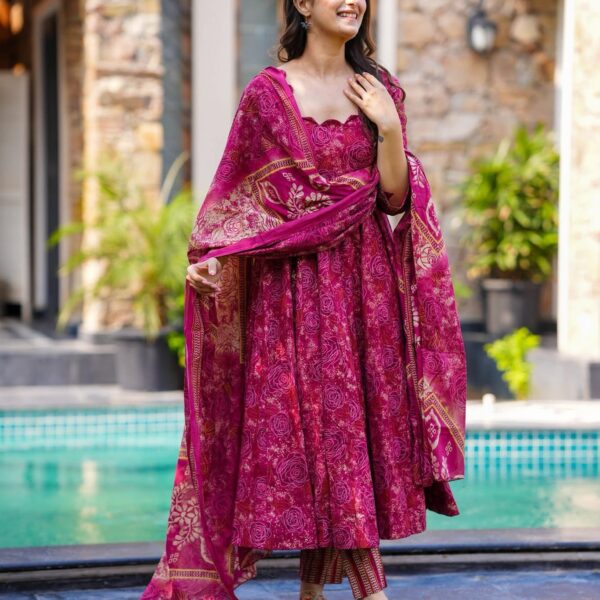 Gulaabi Baagh Cotton Suit Set