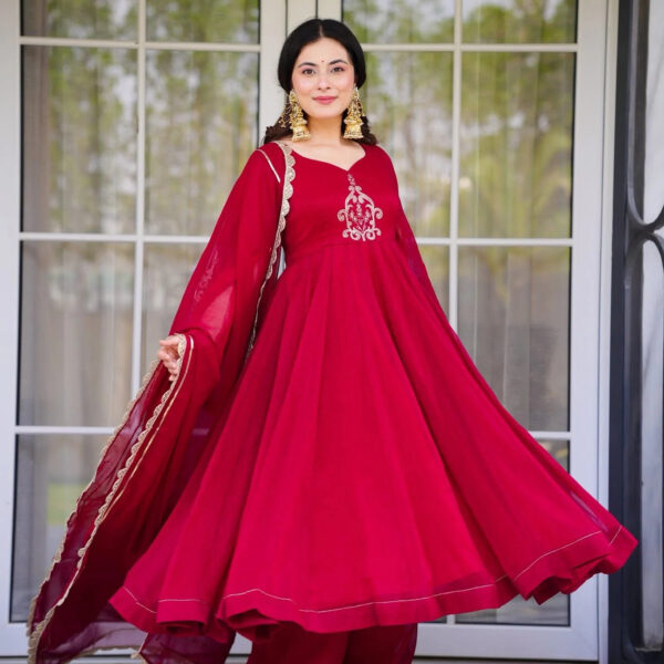 Rajasthani Rouge Suit Set