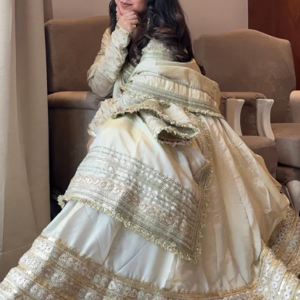 Mumtaz Tissue Anarkali Set